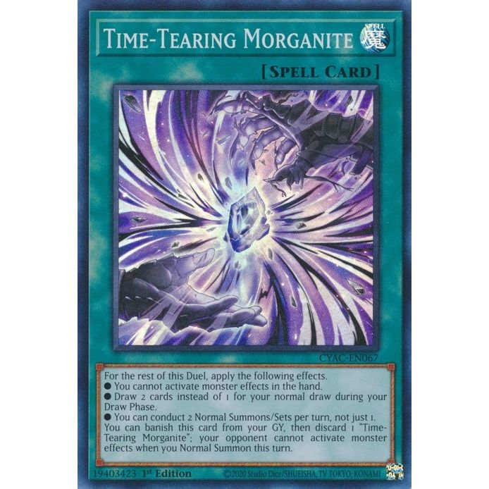 Image for Time-Tearing Morganite (CYAC-EN067) (CYAC) - YuGiOh