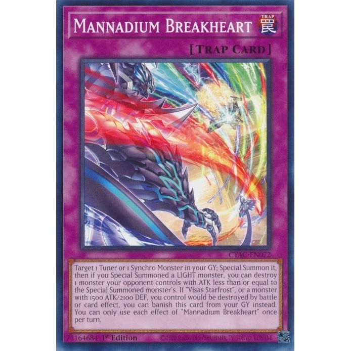 Image for Mannadium Breakheart (CYAC-EN072) (CYAC) - YuGiOh