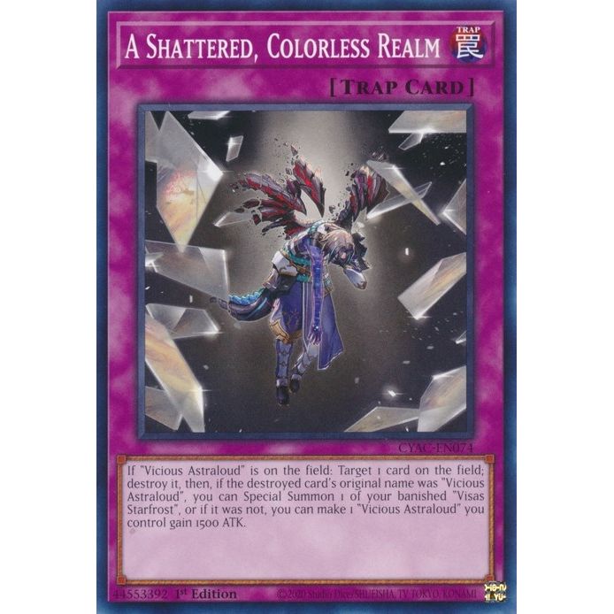 Image for A Shattered, Colorless Realm (CYAC-EN074) (CYAC) - YuGiOh