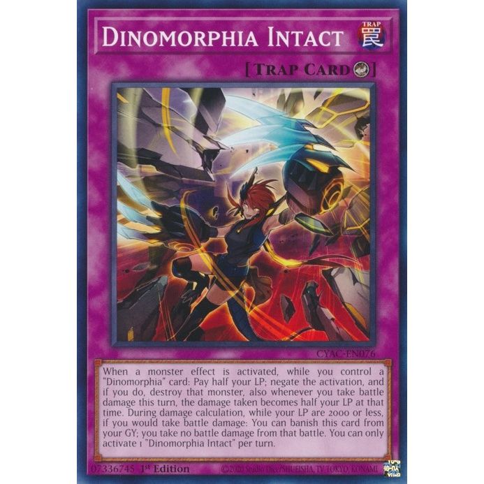 Image for Dinomorphia Intact (CYAC-EN076) (CYAC) - YuGiOh