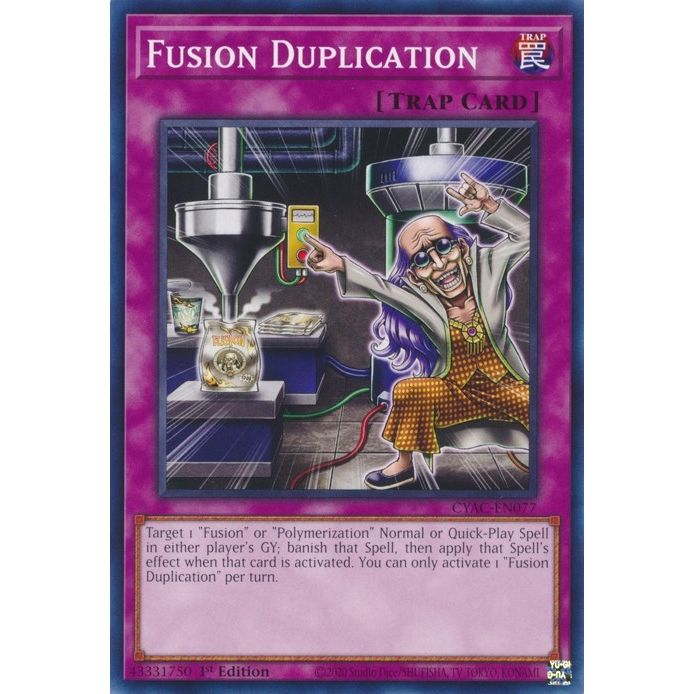 Image for Fusion Duplication (CYAC-EN077) (CYAC) - YuGiOh