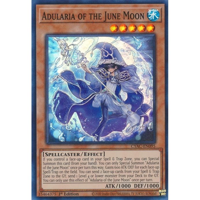 Image for Adularia of the June Moon (CYAC-EN095) (CYAC) - YuGiOh
