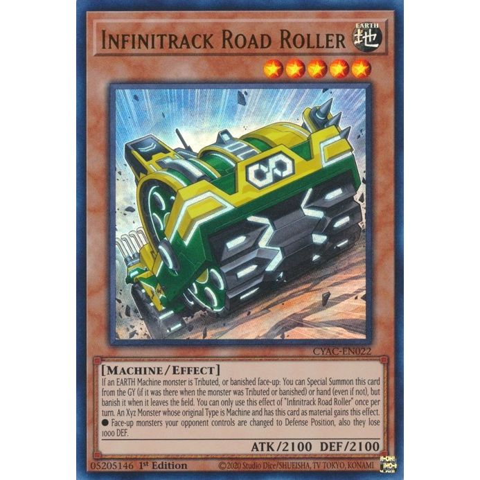 Image for Infinitrack Road Roller (CYAC-EN022) (CYAC) - YuGiOh