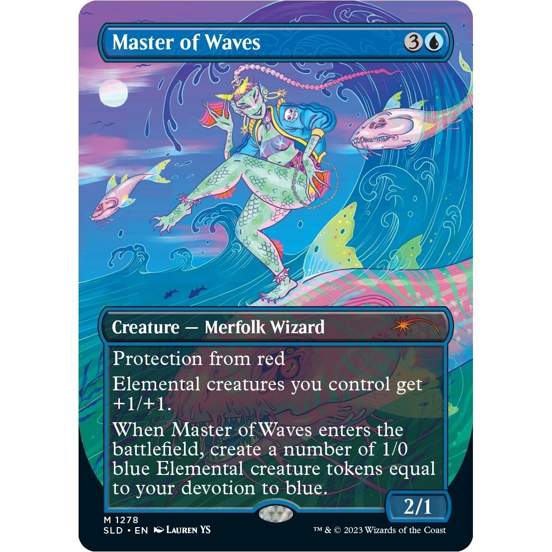Image for Master of Waves (1278) (SLD) - Magic: The Gathering