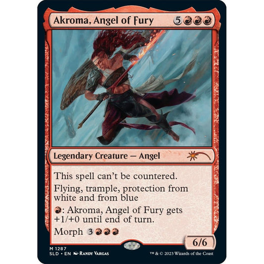 Image for Akroma, Angel of Fury (1287) (SLD) - Magic: The Gathering