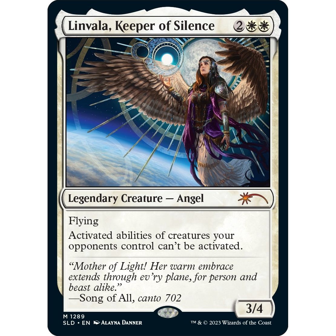 Image for Linvala, Keeper of Silence (1289) (SLD) - Magic: The Gathering