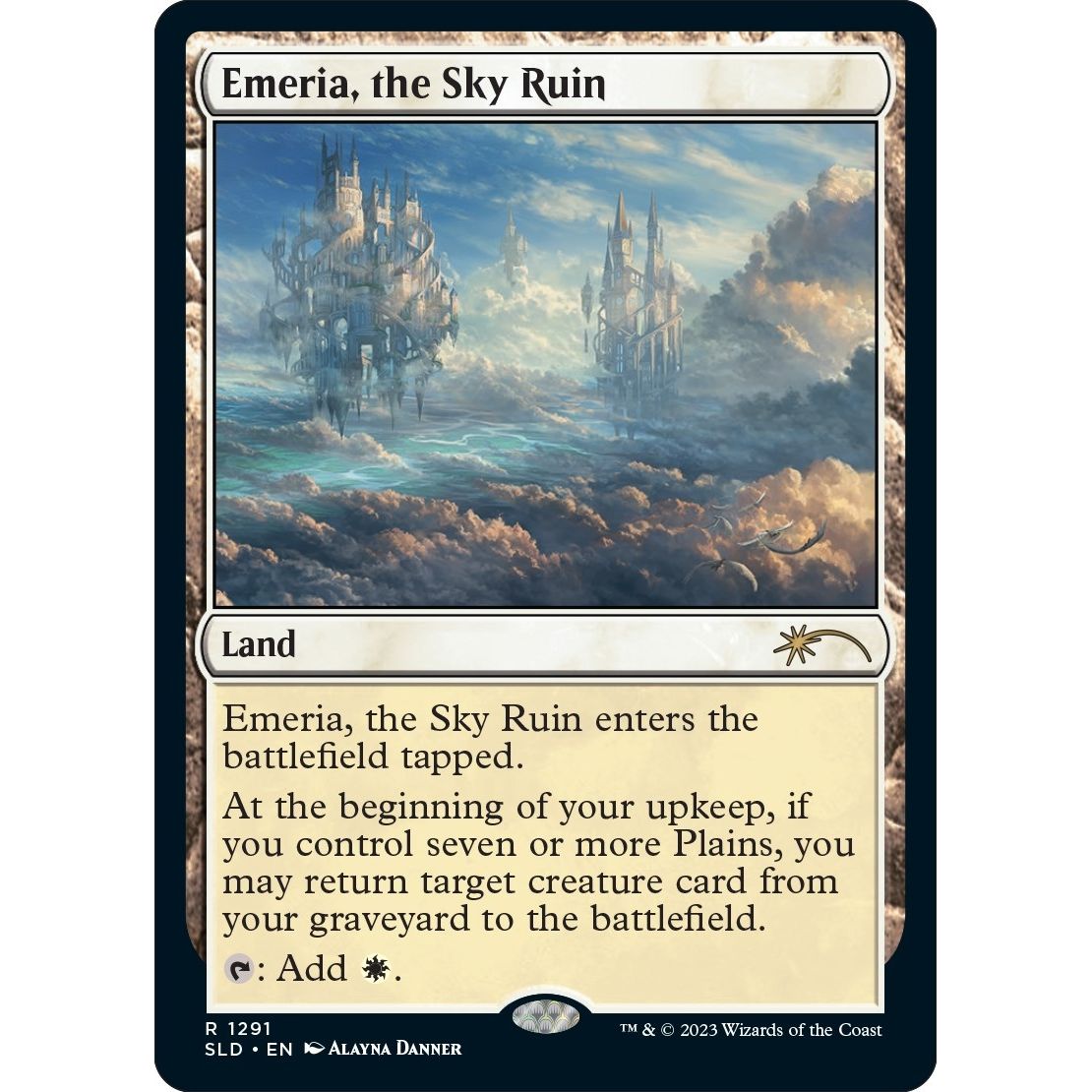Image for Emeria, the Sky Ruin (1291) (SLD) - Magic: The Gathering