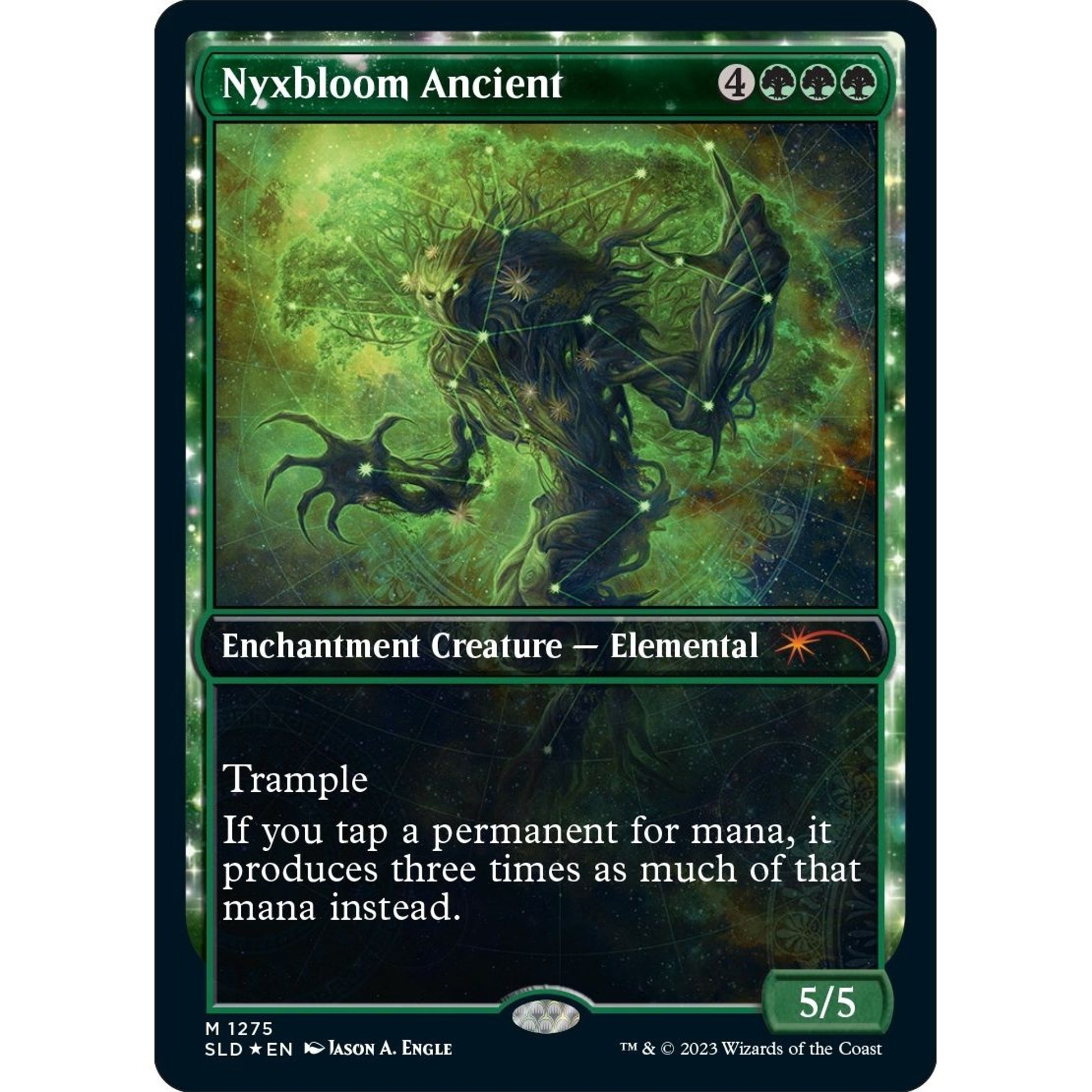 Image for Nyxbloom Ancient (Halo Foil) (1275) (SLD) - Magic: The Gathering