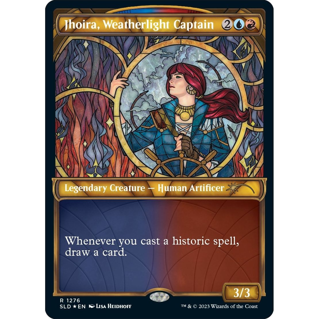 Image for Jhoira, Weatherlight Captain (Halo Foil) (1276) (SLD) - Magic: The Gathering