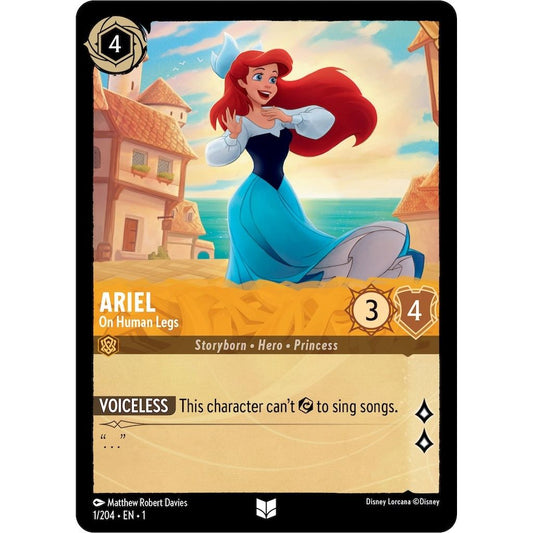 Image for Ariel - On Human Legs (1/204) (1) - Disney Lorcana