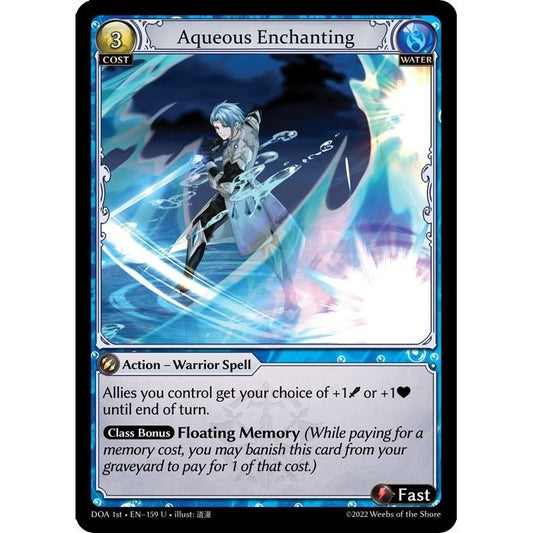Image for Aqueous Enchanting (159) (DOA 1st) - Grand Archive TCG