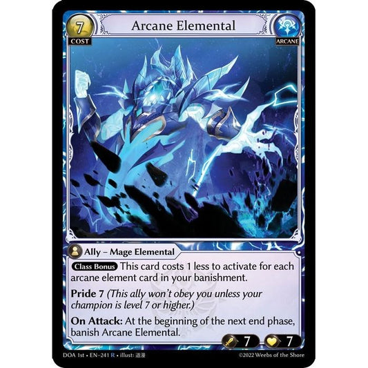 Image for Arcane Elemental (241) (DOA 1st) - Grand Archive TCG