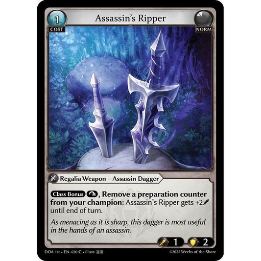 Image for Assassin's Ripper (020) (DOA 1st) - Grand Archive TCG