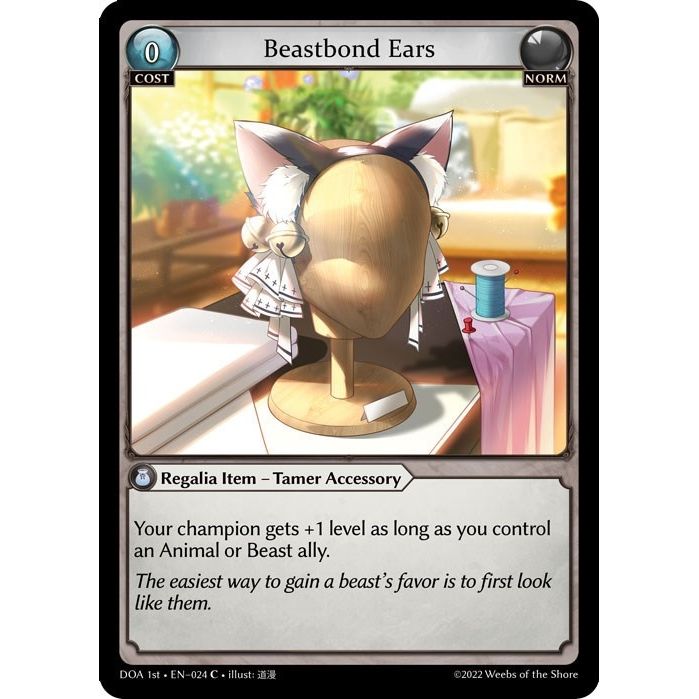 Image for Beastbond Ears (024) (DOA 1st) - Grand Archive TCG