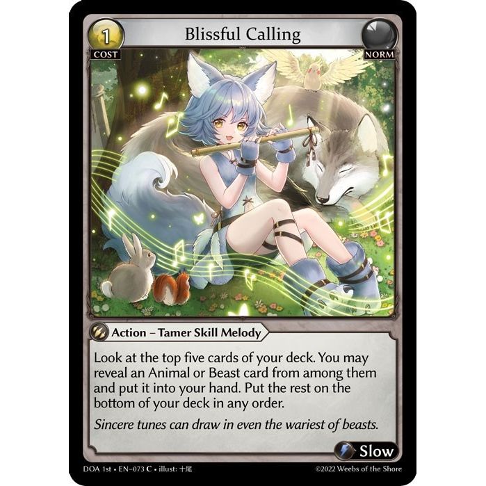 Image for Blissful Calling (073) (DOA 1st) - Grand Archive TCG