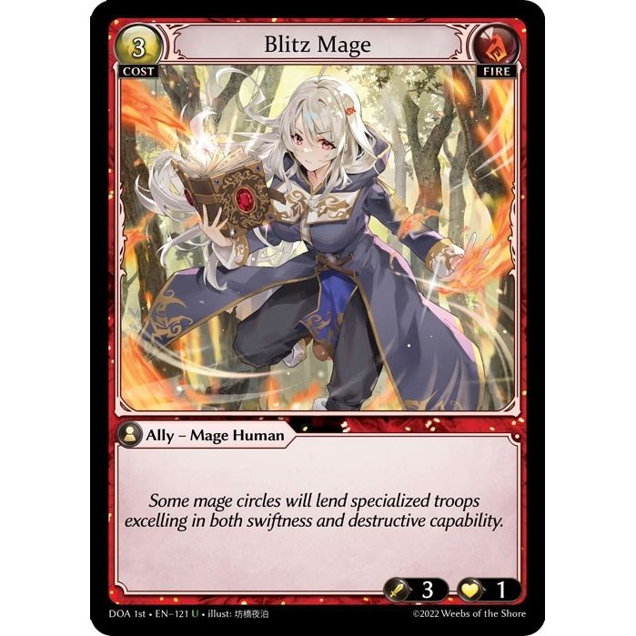 Image for Blitz Mage (121) (DOA 1st) - Grand Archive TCG