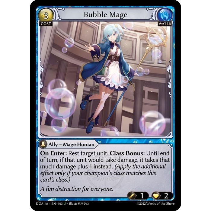 Image for Bubble Mage (163) (DOA 1st) - Grand Archive TCG