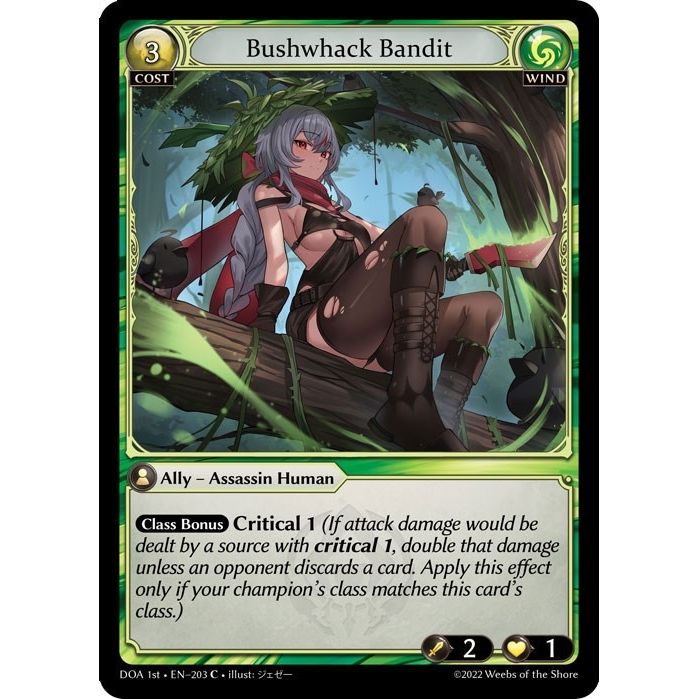 Image for Bushwhack Bandit (203) (DOA 1st) - Grand Archive TCG