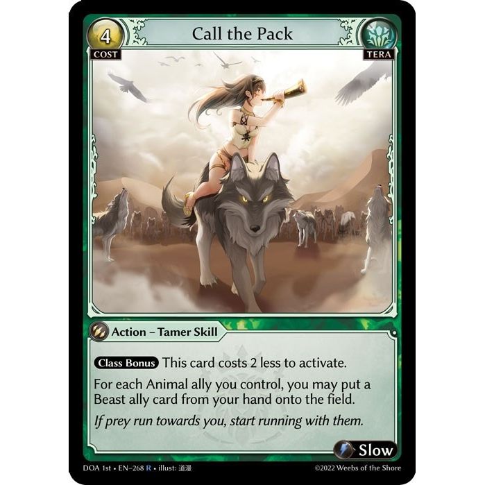 Image for Call the Pack (268) (DOA 1st) - Grand Archive TCG