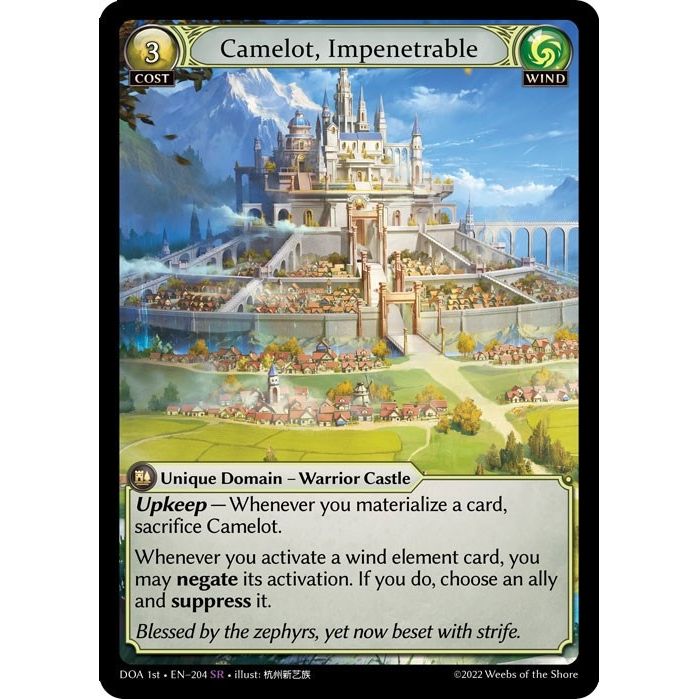 Image for Camelot, Impenetrable (204) (DOA 1st) - Grand Archive TCG