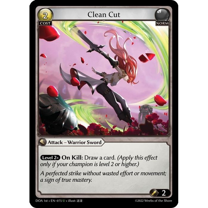 Image for Clean Cut (075) (DOA 1st) - Grand Archive TCG