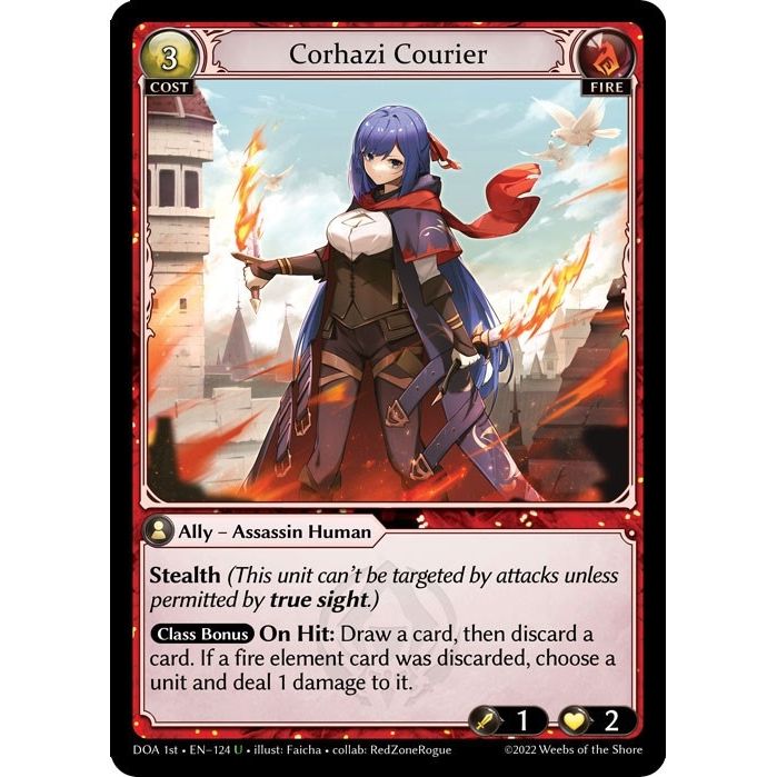 Image for Corhazi Courier (124) (DOA 1st) - Grand Archive TCG