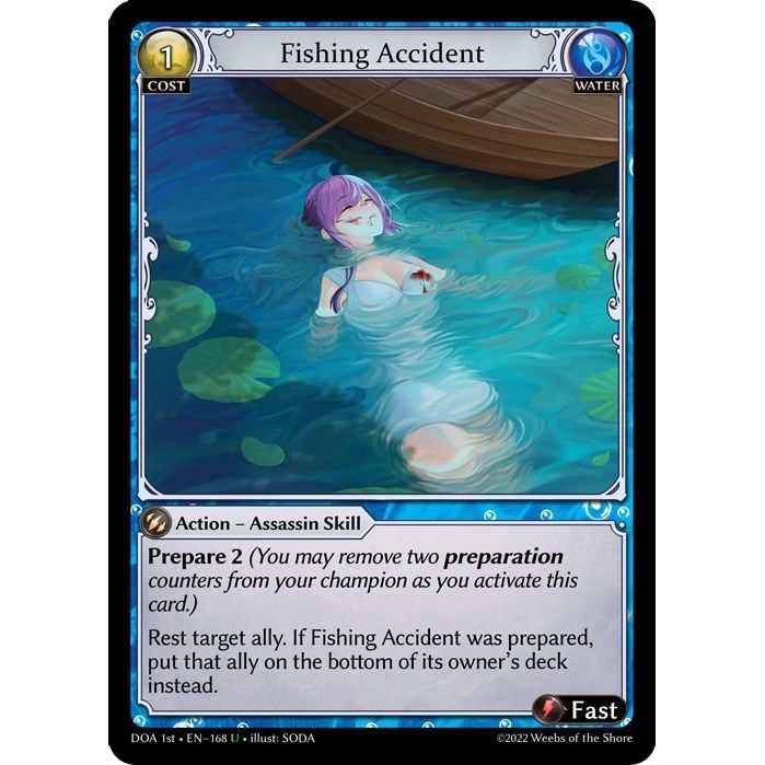 Image for Fishing Accident (168) (DOA 1st) - Grand Archive TCG