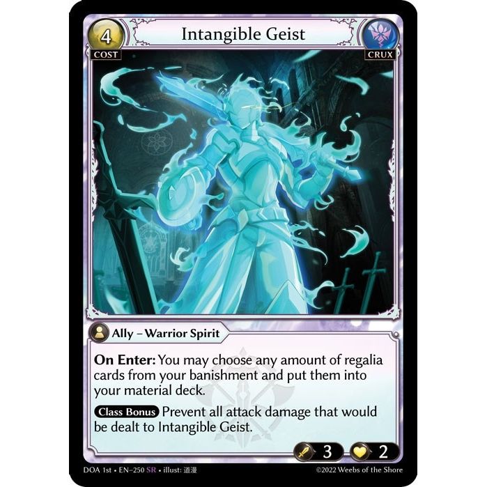 Image for Intangible Geist (250) (DOA 1st) - Grand Archive TCG