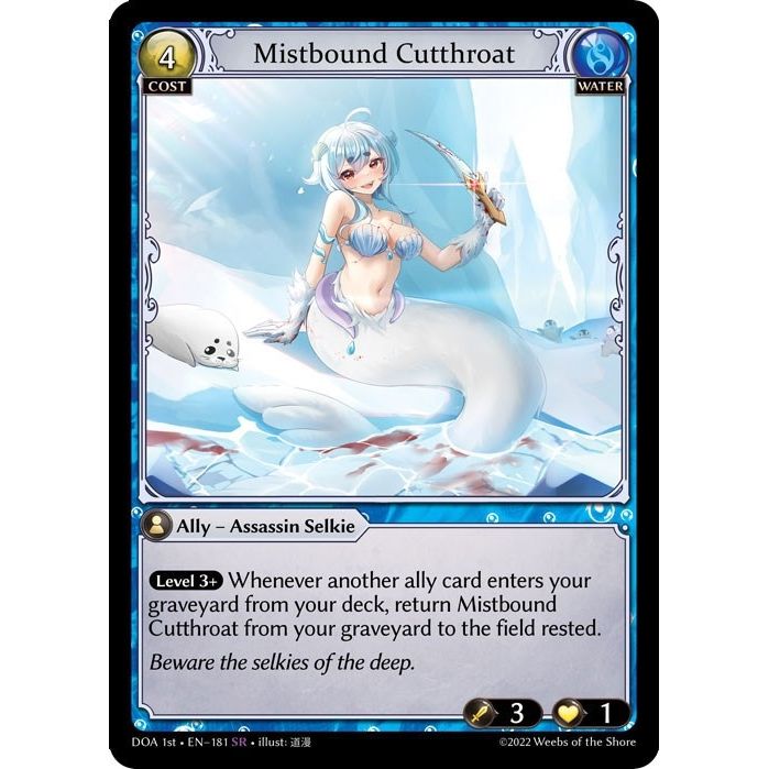 Image for Mistbound Cutthroat (181) (DOA 1st) - Grand Archive TCG