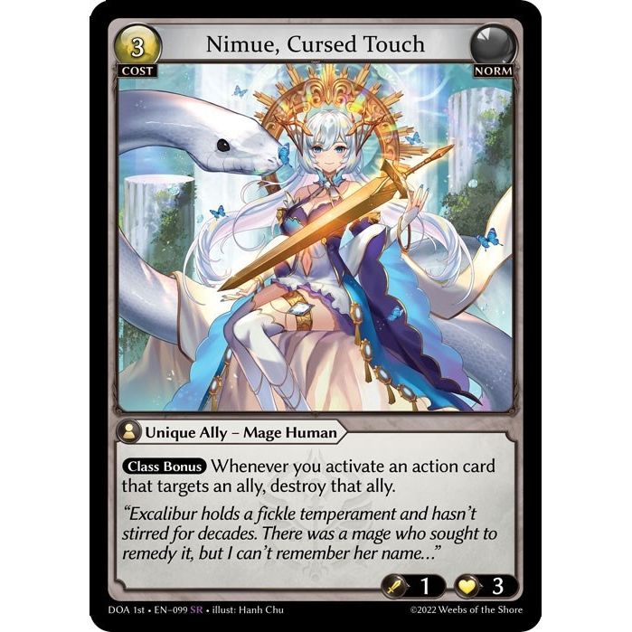 Image for Nimue, Cursed Touch (099) (DOA 1st) - Grand Archive TCG