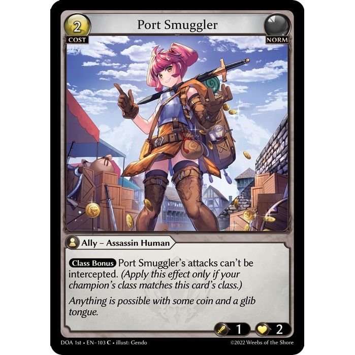 Image for Port Smuggler (103) (DOA 1st) - Grand Archive TCG