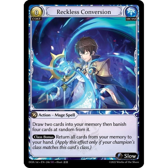 Image for Reckless Conversion (246) (DOA 1st) - Grand Archive TCG