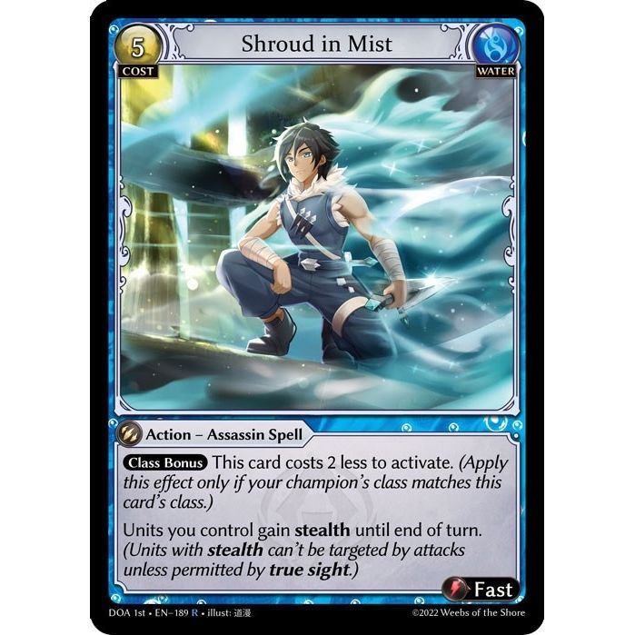 Image for Shroud in Mist (189) (DOA 1st) - Grand Archive TCG
