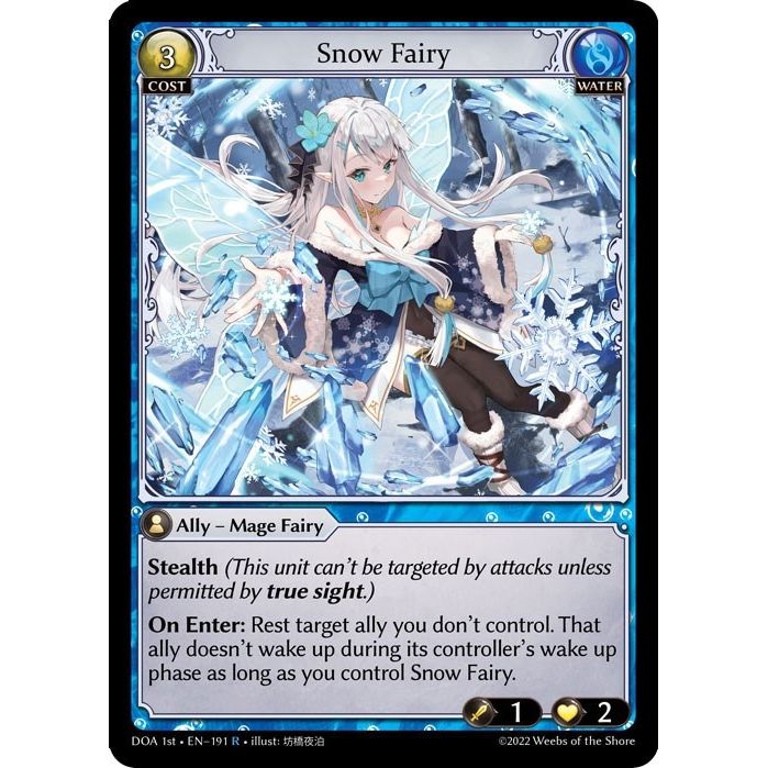 Image for Snow Fairy (191) (DOA 1st) - Grand Archive TCG