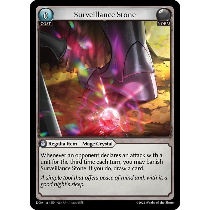 Image for Surveillance Stone (054) (DOA 1st) - Grand Archive TCG