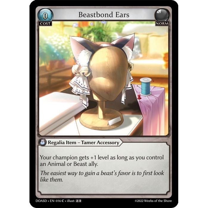 Image for Beastbond Ears (016) (DOASD) - Grand Archive TCG