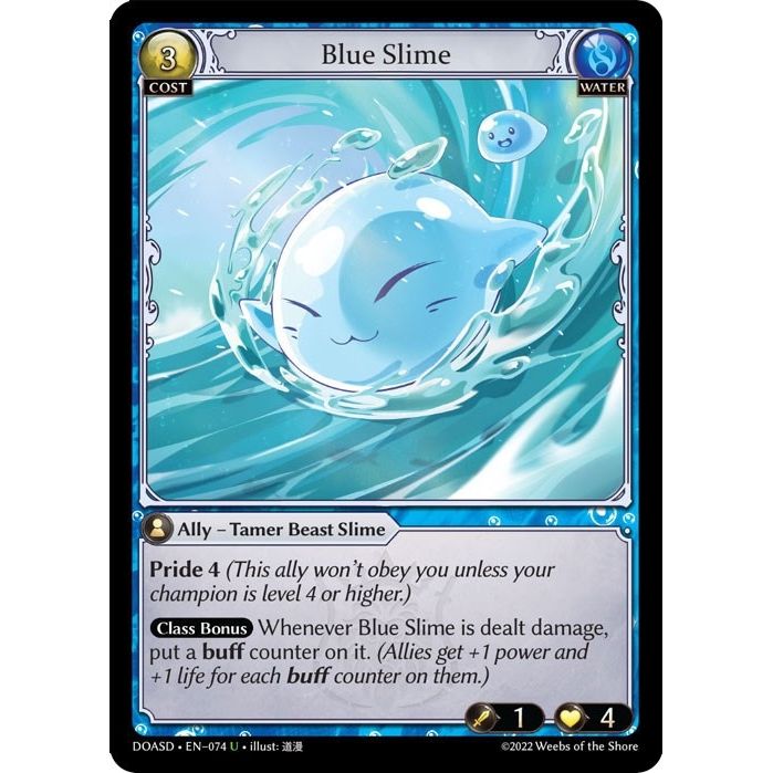 Image for Blue Slime (074) (DOASD) - Grand Archive TCG