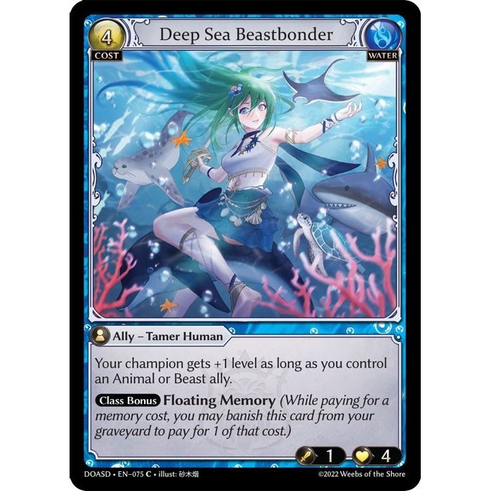 Image for Deep Sea Beastbonder (075) (DOASD) - Grand Archive TCG