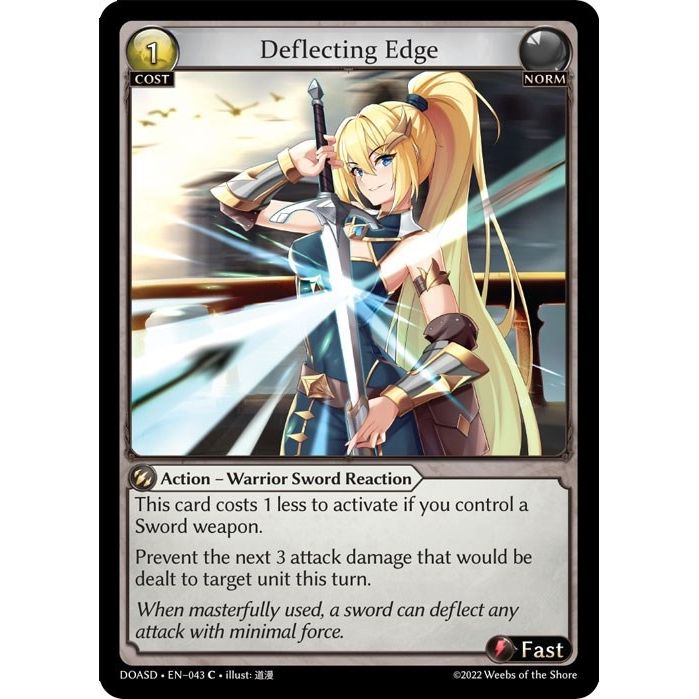 Image for Deflecting Edge (043) (DOASD) - Grand Archive TCG