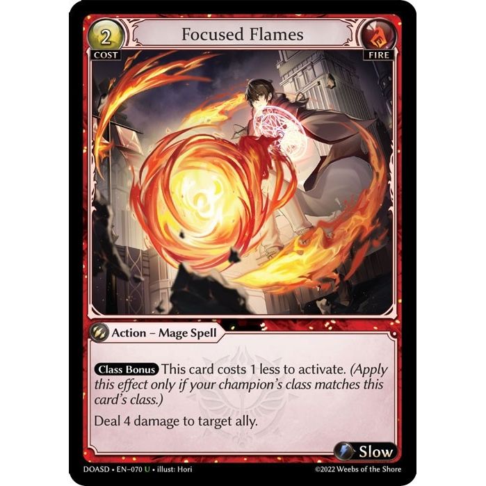 Image for Focused Flames (070) (DOASD) - Grand Archive TCG