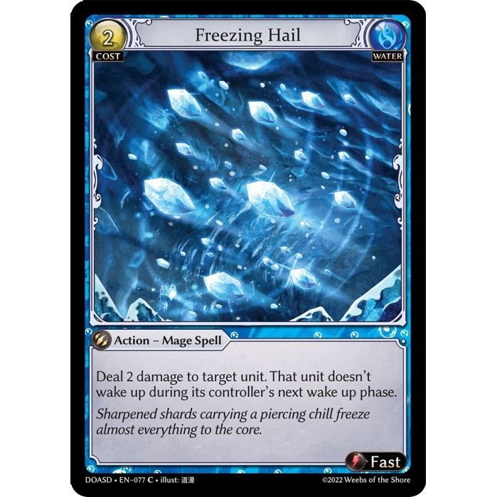 Image for Freezing Hail (077) (DOASD) - Grand Archive TCG