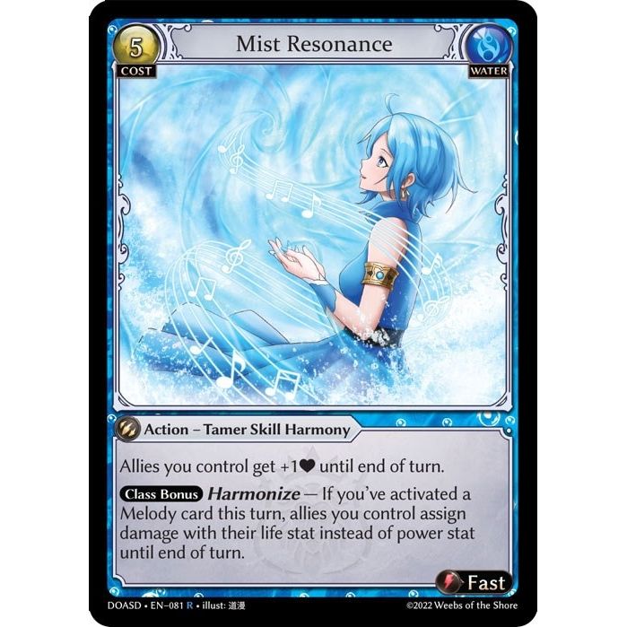 Image for Mist Resonance (081) (DOASD) - Grand Archive TCG