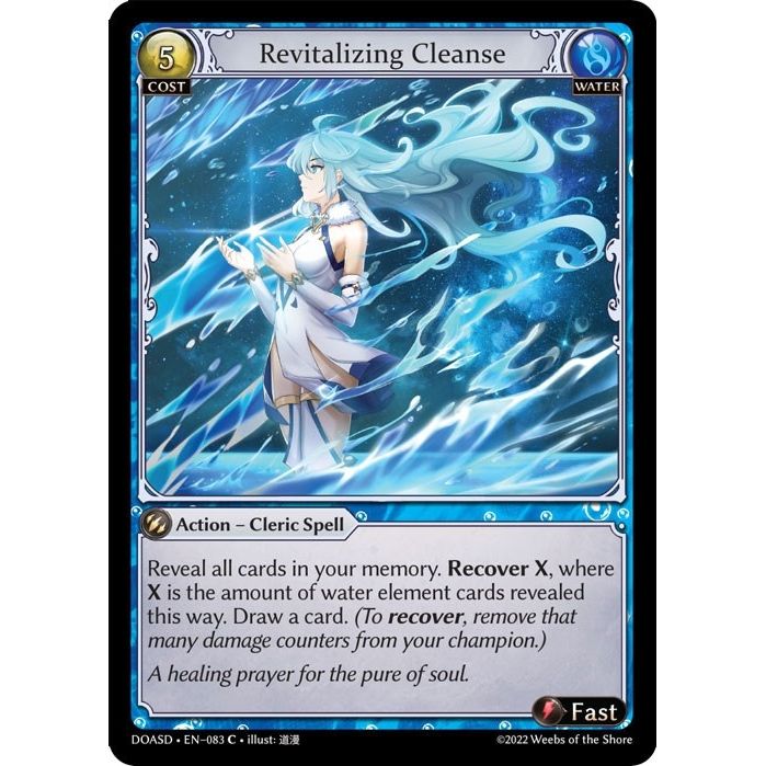 Image for Revitalizing Cleanse (083) (DOASD) - Grand Archive TCG