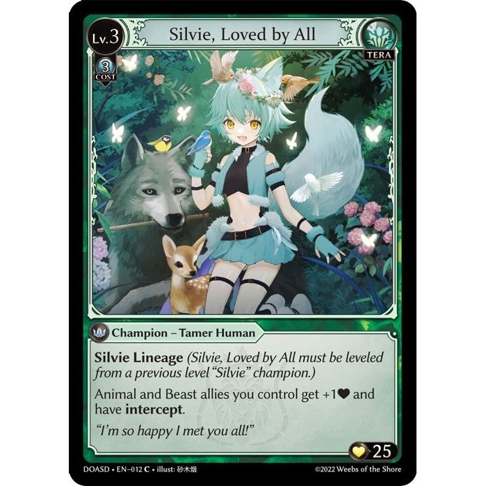 Image for Silvie, Loved by All (012) (DOASD) - Grand Archive TCG