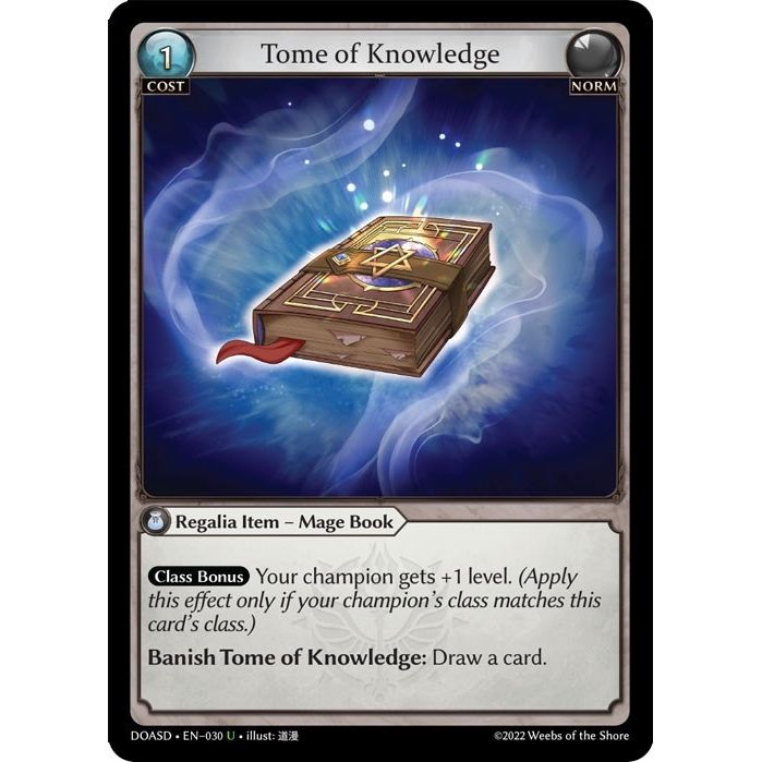 Image for Tome of Knowledge (030) (DOASD) - Grand Archive TCG