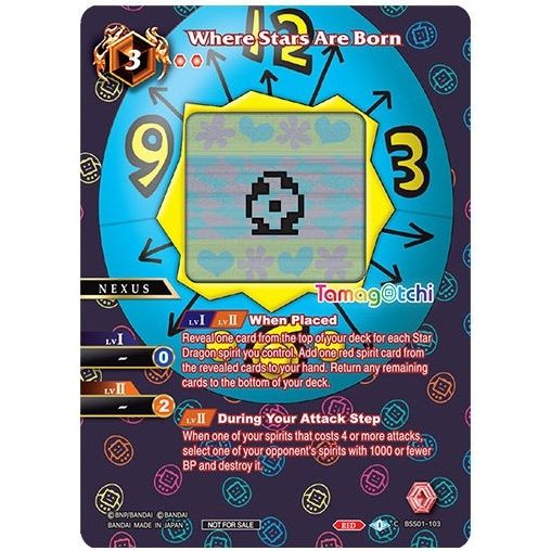 Image for Where Stars Are Born (Tamagotchi) (BSS01-103) (BSSP) - Battle Spirits Saga