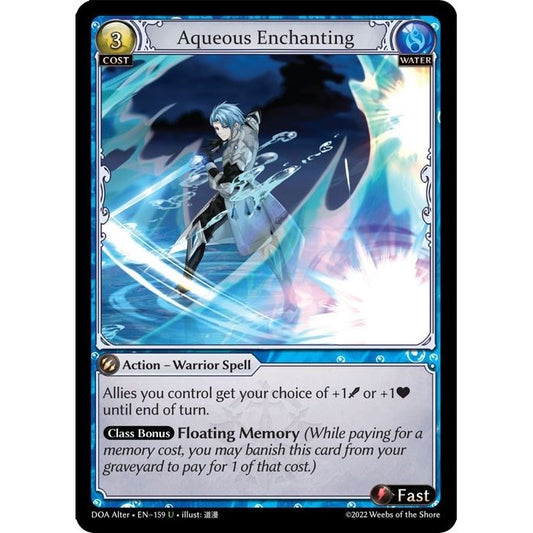 Image for Aqueous Enchanting (159) (DOA Alter) - Grand Archive TCG
