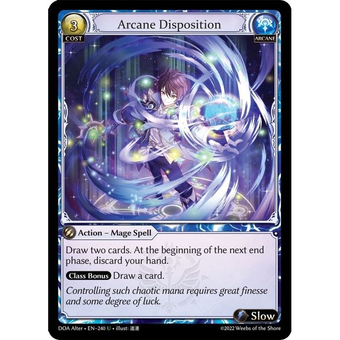 Image for Arcane Disposition (240) (DOA Alter) - Grand Archive TCG