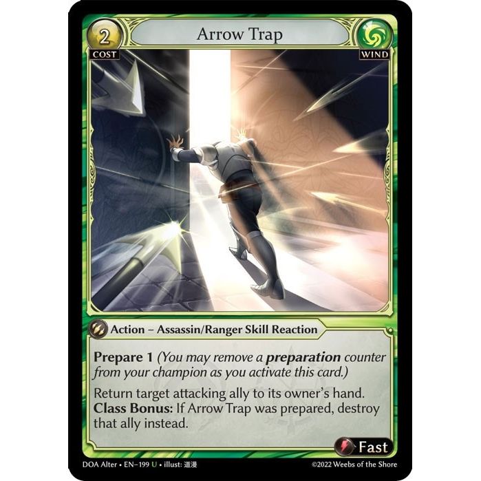 Image for Arrow Trap (199) (DOA Alter) - Grand Archive TCG