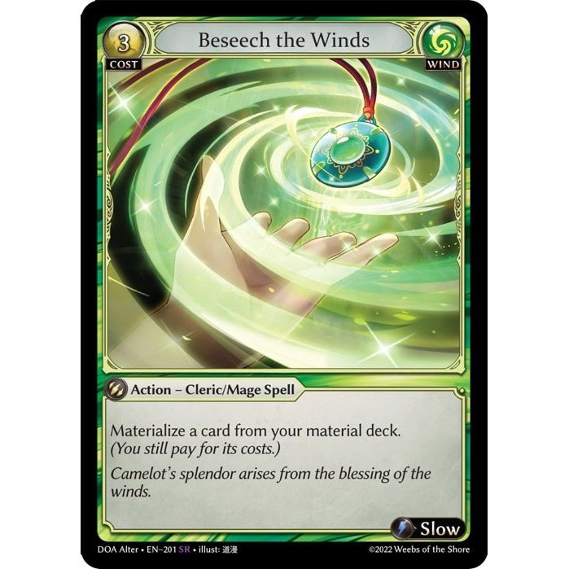 Image for Beseech the Winds (201) (DOA Alter) - Grand Archive TCG